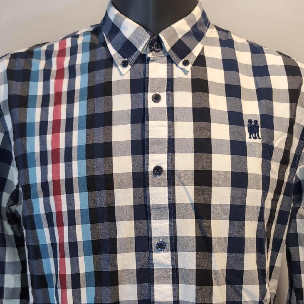 Desigual Blue Checkered Shirt